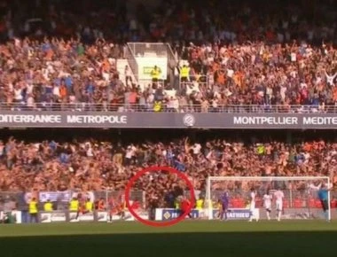 Σοβαρά επεισόδια στο Μονπελιέ – Νιμ! Κατέρρευσε κιγκλίδωμα (βίντεο)